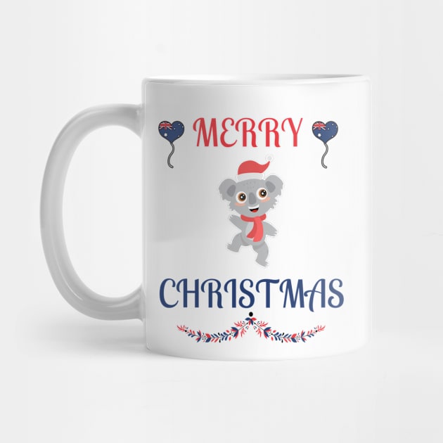 Australian Merry Christmas Koala by NickDsigns